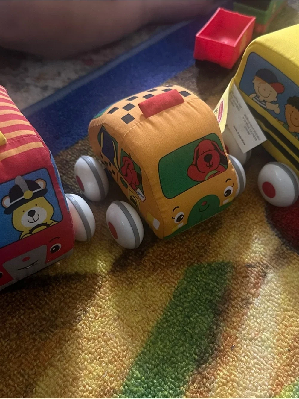 Melissa & Doug pull & release Plush Cars